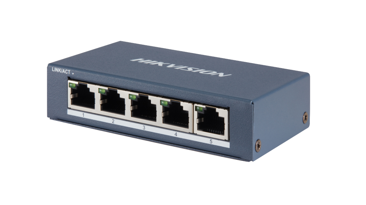Hikvision Pro Series 5 Port Gigabit Unmanaged Switch