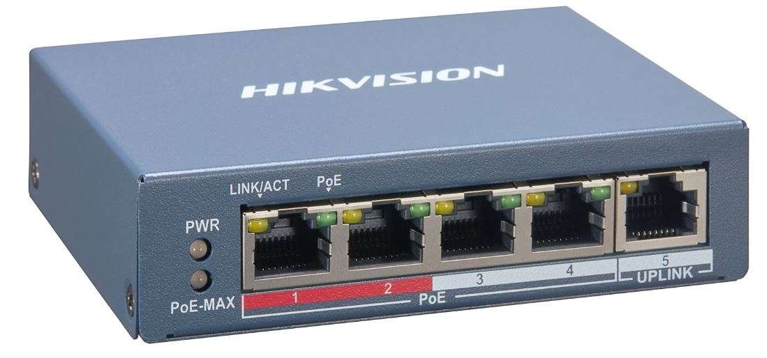 Hikvision 4 Port Fast Ethernet Smart POE Switch