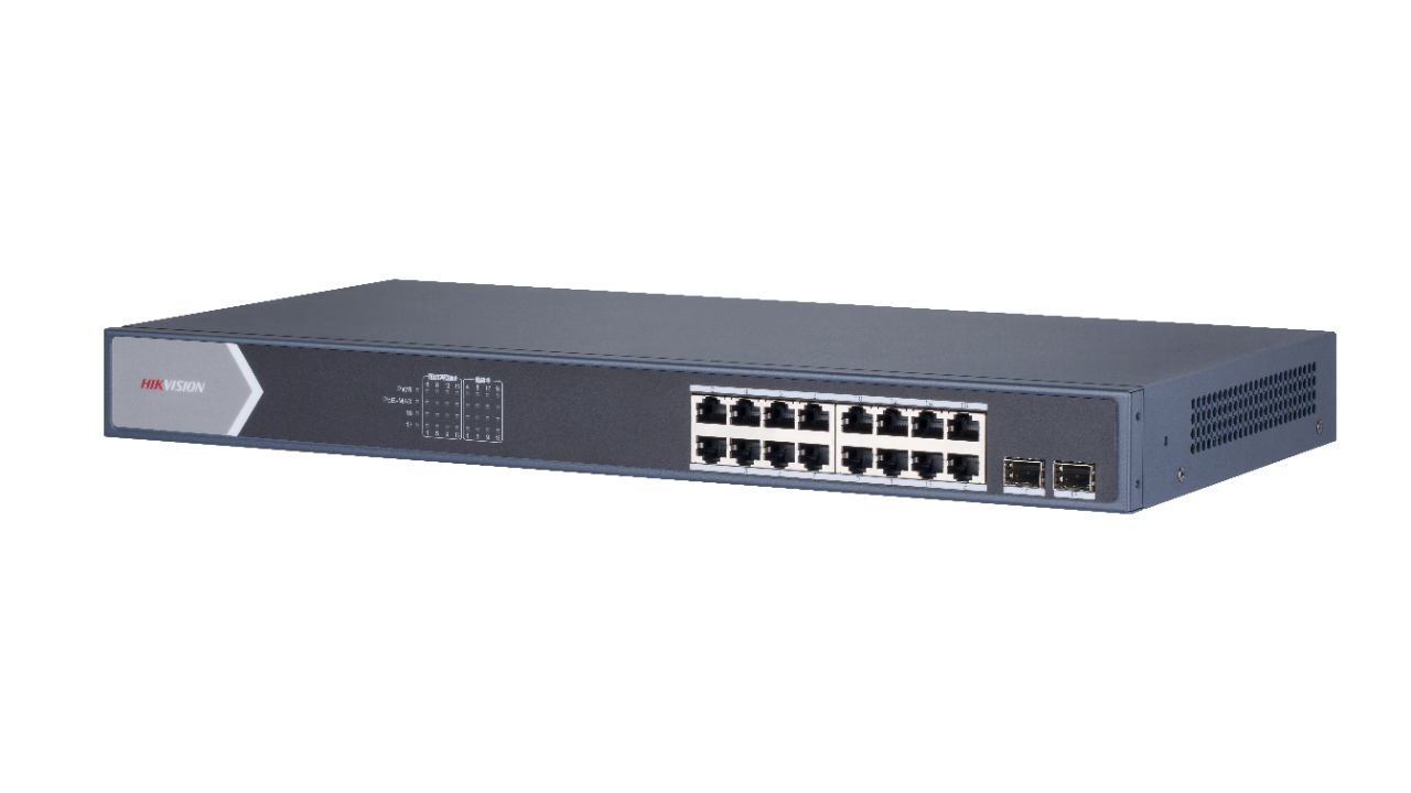 Hikvision 16 Port Gigabit Smart Managed POE Switch