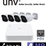 UNV 4MP 8 Channel IP CCTV Kit - 4 Cameras