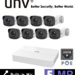 UNV 5MP 8 Channel Kit - 8 Cameras