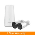 EZVIZ Battery Powered Color Night Vision Cameras x 2 + Base Sation