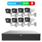 Uniarch B222 Bundle 8 Cameras 2MP 60M IR & POE 8 Channels NVR