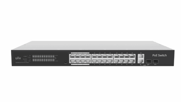 UNV Gigabit Cloud Managed PoE Switch 24 ports, 1 Gbps port +1 Gbps Combo ports (SFP)