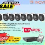 UNV 8MP WDR Dual Light Bullet Network Camera + UNV NVR  8-ch 8 PoE + 2TB HARD-DISK