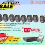 2MP FIXED DUAL-LIGHT BULLET NETWORK CAMERA + UNV NVR 1SATA 8 POE Ports+ Toshiba 2TB Hard Disk